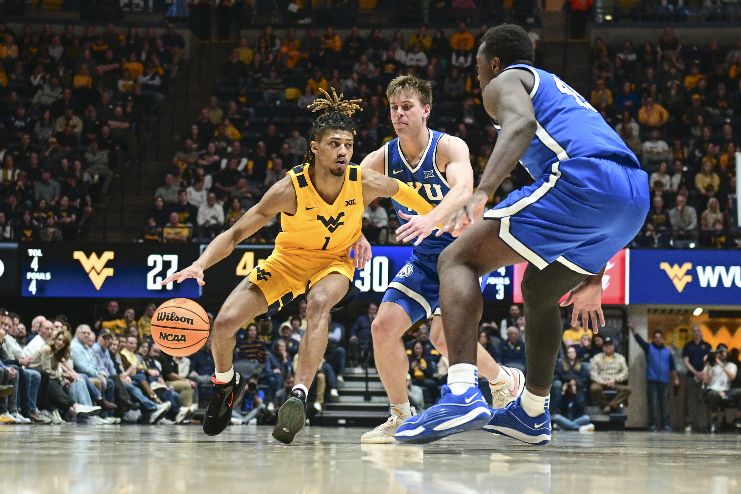 BYU tops WVU in first trip to the Coliseum, 86-73